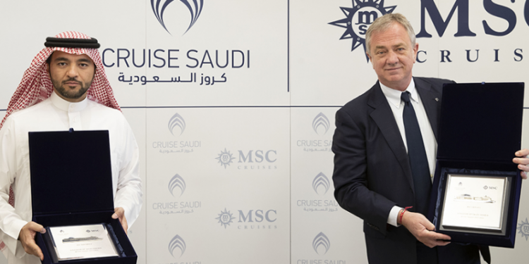 MSC Cruceros firma acuerdo con Cruise Saudi para el lanzamiento de cruceros por el Mar Rojo
