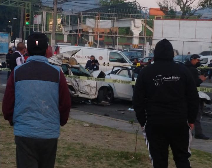 Muere hombre tras accidentarse en crucero de "La Maquinita", en Toluca
