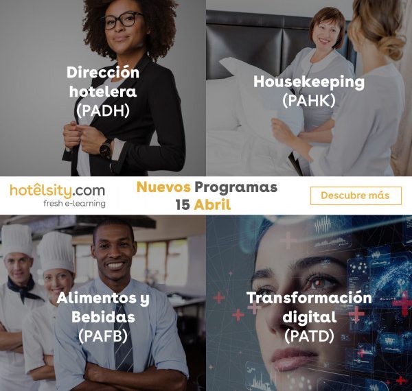 Nuevos programas Hotêlsity: la revolución online en formación hotelera