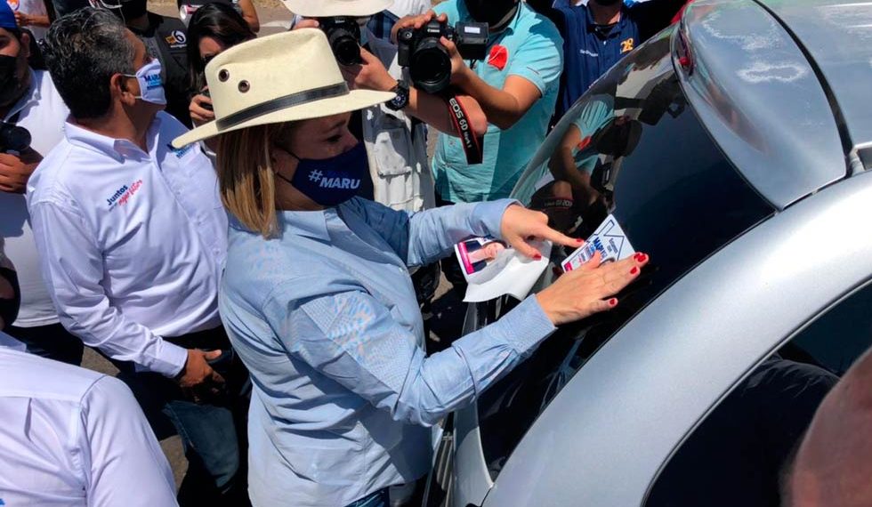 Realiza Maru campaña en Camargo