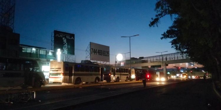 Retiran bloqueo de crucero en Santa Lucía del Camino