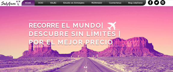 SALYGANA.ES - Agencias de Viajes en Las Rozas - Servicios - La primera página web que se encarga de sorprenderte con las mejores ofertas de ocio joven, viajes low cost, festivales y mucho más... Visitanos y descubre ofertas nuevas cada día - InfoLasRozas.com