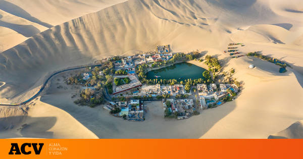 un oasis en medio del desierto peruano