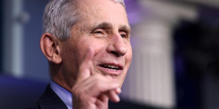 Anthony Fauci, director del Instituto Nacional de Alergias y Enfermedades Infecciosas, una de las figuras científicas clave en la lucha contra el covid-19. (REUTERS/Jonathan Ernst)