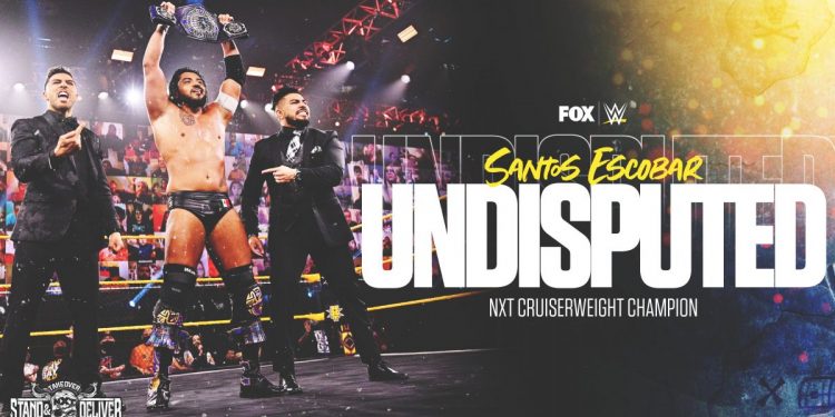 ▷ Santos Escobar retiene y unifica el Campeonato Peso Crucero de NXT en Stand & Deliver • TurnHeelWrestling