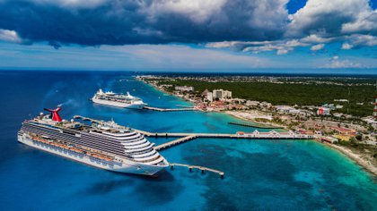 Un crucero en la isla de Cozumel (EFE)
