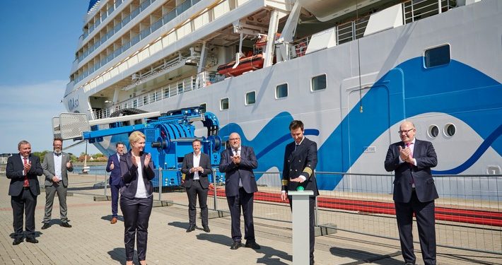 AIDA Cruises inaugura planta de energía costera más grande de Europa en Rostock-Warnemünde