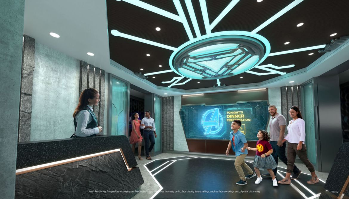 Así es Disney Wish, el nuevo y más avanzado crucero de Disney - disney-wish-family-dining-worlds-of-marvel