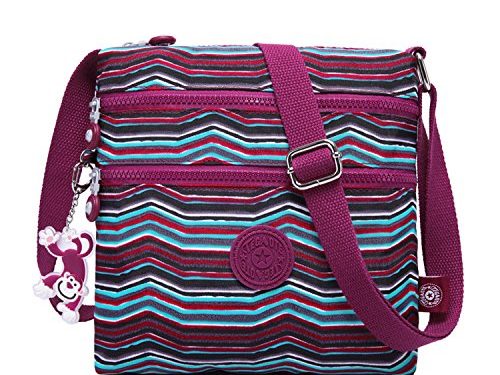 Foino Bolso de Moda Bolso Bandolera Mujer Bolsas de Viaje Bolsos Escolares Bolsa de Deporte Ligero Vintage Colegio Libro Travel Bag para Tablet Bolsa Diseño