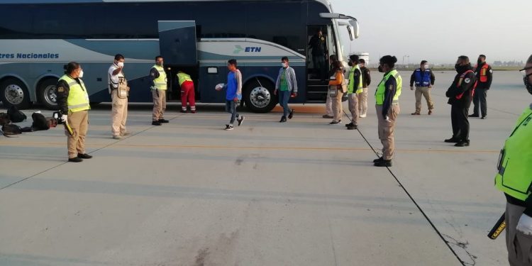 Desde Toluca, repatriadas 136 personas a Honduras