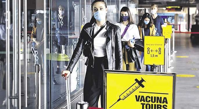 El turismo de hoy incluye la vacuna contra el coronavirus