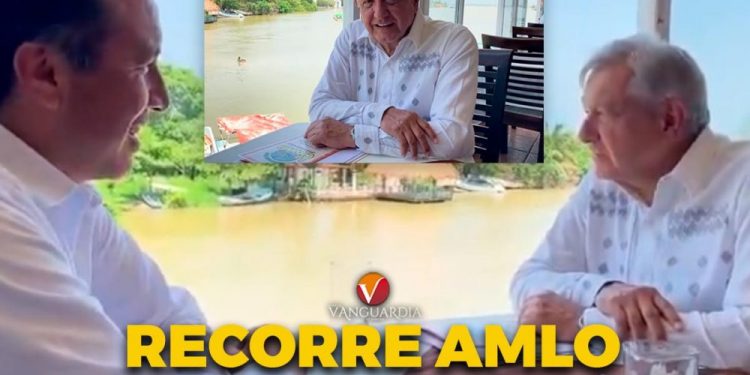 Recorre AMLO Costa Esmeralda