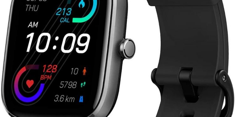 amazfit gts 2 mini lateral