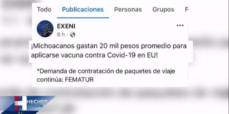 Surge el llamado turismo de vacunas contra el covid hacia a el Valle del Río Grande 