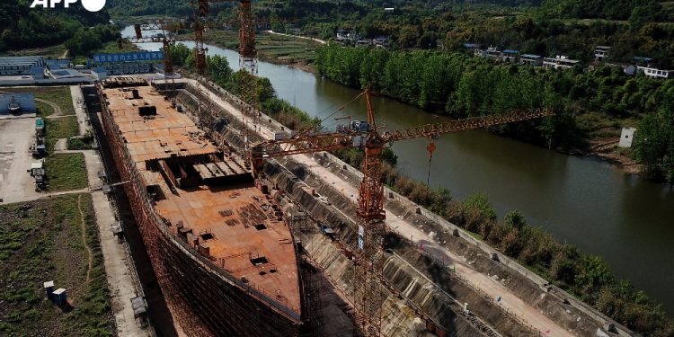 "Titanicland": China comenzó a construir una réplica exacta del crucero
