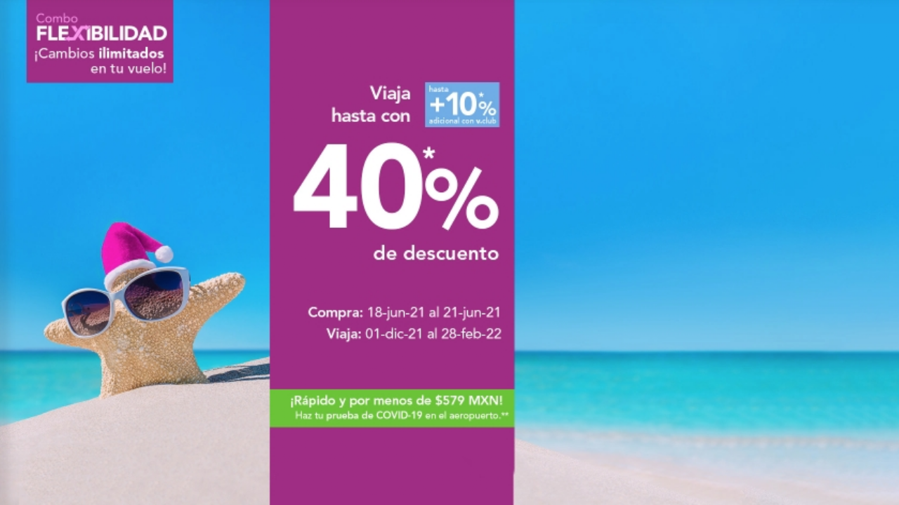 Los mejores descuentos! Vuela con Volaris y aprovecha hasta 40% de  descuento con este código – Dimension Turistica Magazine