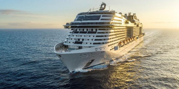MSC Grandiosa reiniciará desde el 26 de junio sus cruceros desde Barcelona