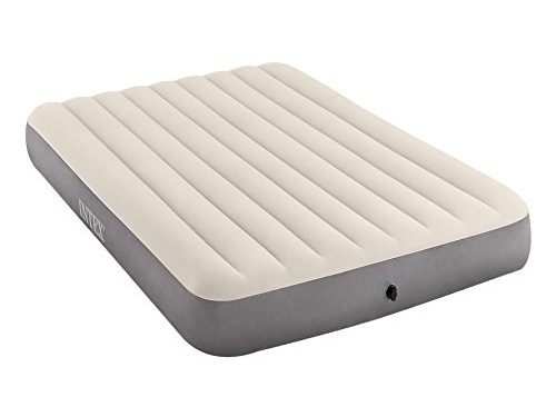 Intex - Colchón hinchable Dura-Beam Standard DELUXE Single-High - 152 x 203 x 25 cm (64103), 152 x 203 cm, inflable, pvc (93%), abs (1%), polyester (4%), rayon (2%)