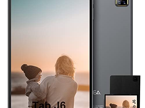 Tablet 10 Pulgadas Android 10.0 - RAM 4GB | ROM 64GB - WiFi - Octa Core (Certificación Google GMS) - JUSYEA Tableta - Batería de 6000mAh - Cubierta (Gris)