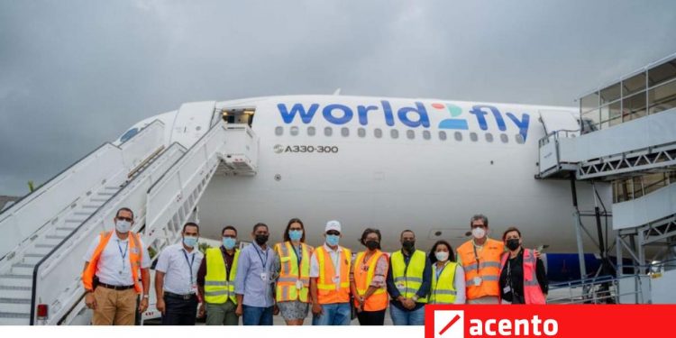 Aerolínea World2Fly hace el vuelo inaugural de la ruta Madrid-Punta Cana