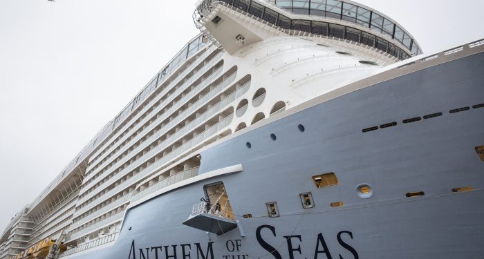 Anthem of the Seas arriba a Southampton para iniciar sus cruceros por Reino Unido