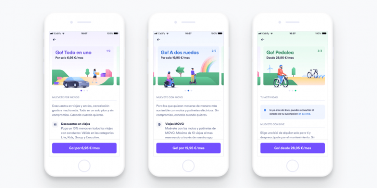 modelos de suscripción Cabify