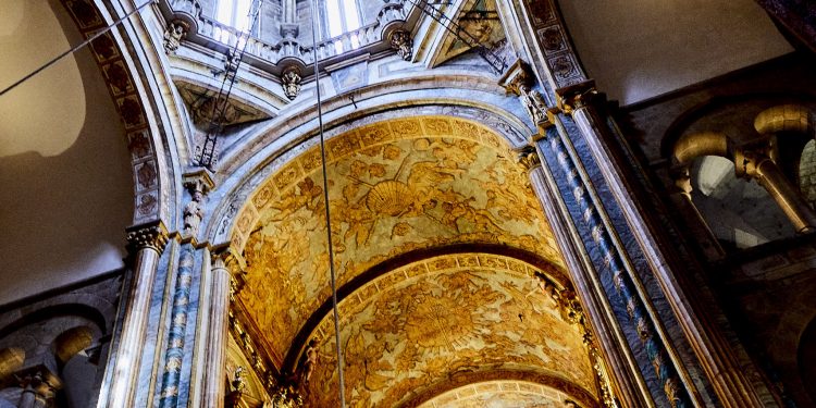 Interior de la Catedral de Santiago.