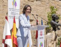 La ministra, Reyes Maroto, en Logroño.