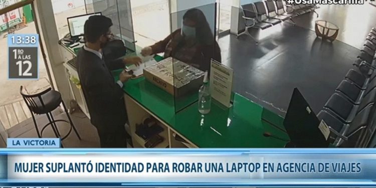 La Victoria: Mujer suplantó una identidad para robar una laptop en una agencia de viajes