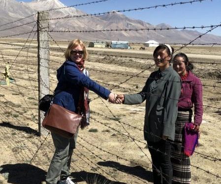 La autora Erika Fatland en uno de sus viajes