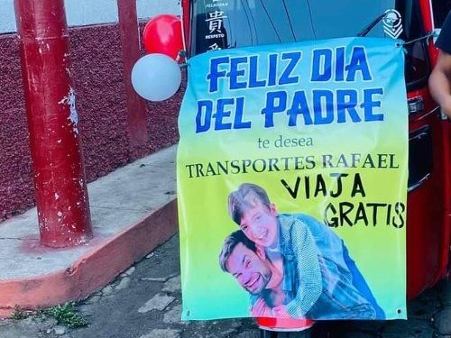 Tuctuqueros de Cuilapa dieron pasajes gratis a papás guatemaltecos en su día