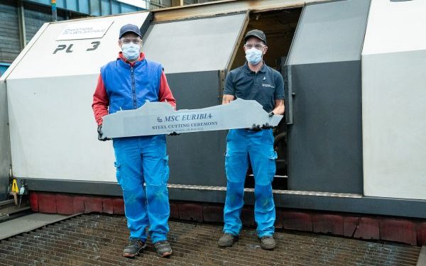 MSC Cruceros comienza la construcción de su nuevo buque de GNL MSC Euribia