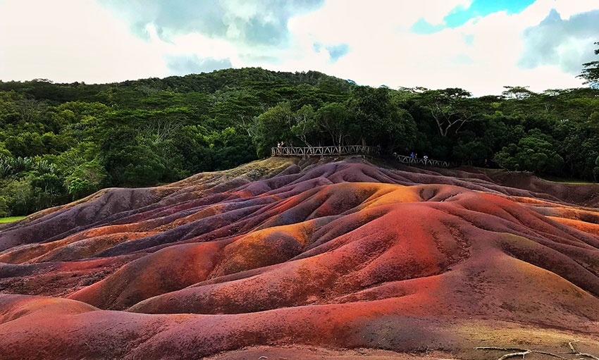 Tierra de los Siete Colores en Isla Mauricio