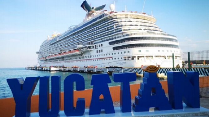 Reactivación: Carnival Breeze es el primero en llegar a Puerto Progreso en México