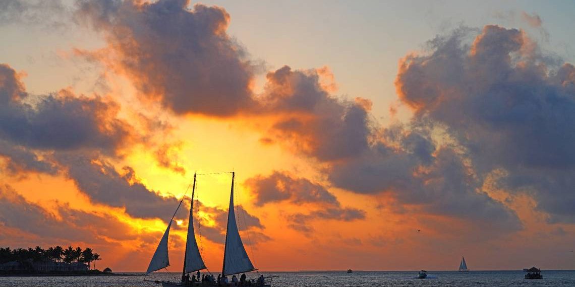 Cayo Hueso es uno de los mejores lugares para la puesta de sol