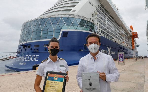 Cozumel es el primer puerto de Latinoamérica en recibir dos cruceros el mismo día desde marzo de 2020