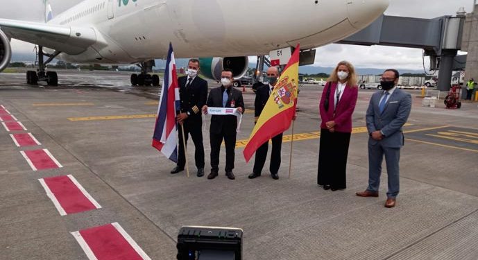 Iberojet estrena su ruta entre España y Costa Rica
