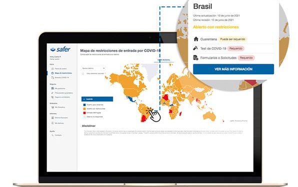 Intermundial presenta un mapa sobre restricciones