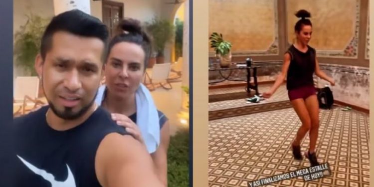 Kate del Castillo se inspira en hacienda de Yucatán para dura rutina de ejercicio