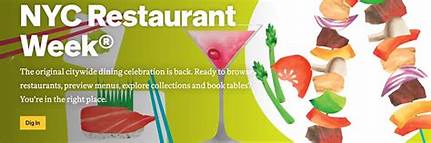 Comienza la semana del Restaurante ebn la ciuad de NUeva York por vez primera durante cinco semanas