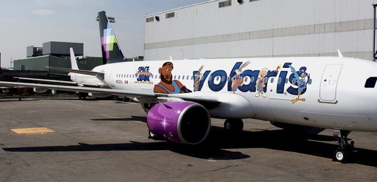 Personajes de Space Jam volarán a varios destinos con Volaris
