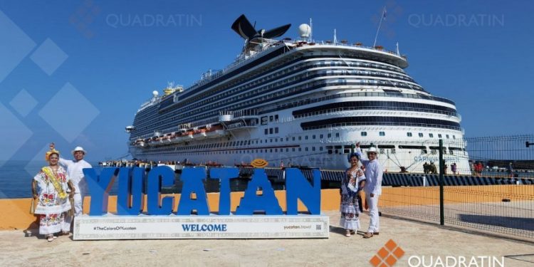 Regresan cruceros a Yucatán; arriban a Progreso 2,825 turistas