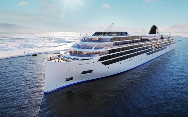 Segundo barco de Viking tiene ceremonia de flotación y se espera que debute en 2022