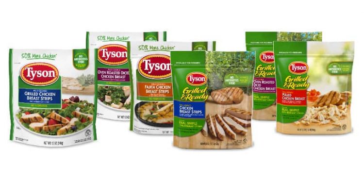 Tyson Foods retira del mercado 8.5 millones de libras de pollo por riesgo de listeria