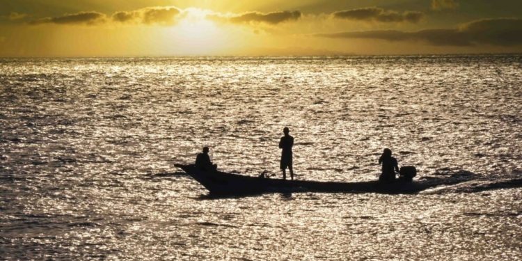 Pescadores en la costa de Socotra