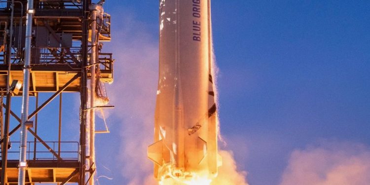 Viaje de Jeff Bezos al espacio, en directo: Blue Origin