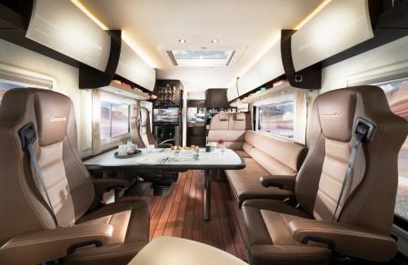 Concorde Credo, la confortable autocaravana alemana para viajes en primera clase.