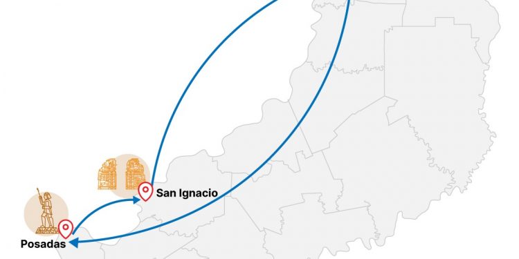 Historia, Río y Selva: salida grupal para visitar San Ignacio, Puerto Bemberg y Cataratas, con $ 10.000 de descuento por persona y 3 cuotas sin interés