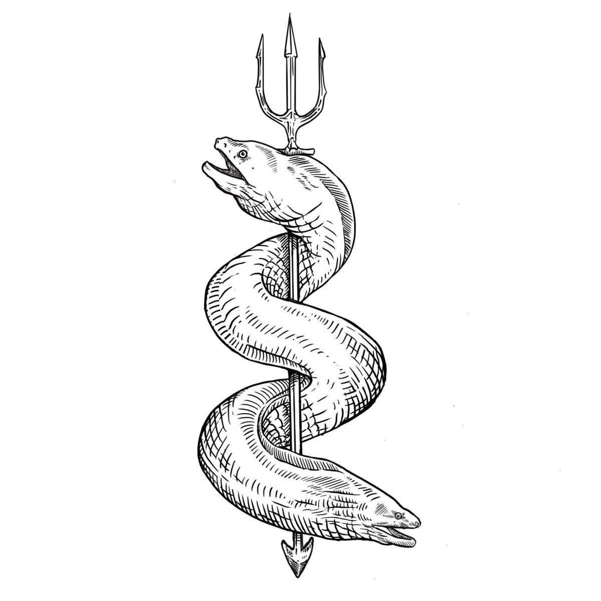 Morena de dos cabezas