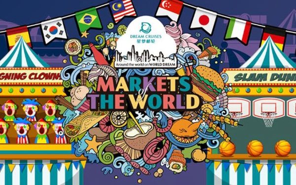 Dream Cruises ofrece programa Markets of the World para viajes sin salir de Singapur